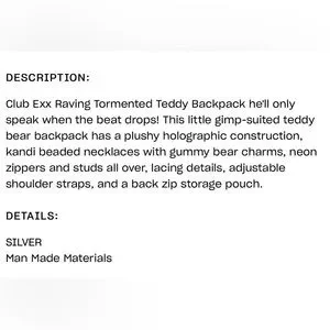 Dolls Kill Bags Dolls Kill Club Exxx Raving Tormented Dead